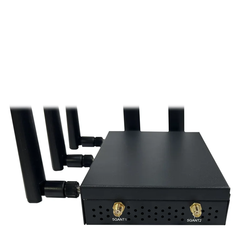 Router Luar Ruangan 5G NR Asli Tidak Terkunci WiFi6 4G LTE 5G CPE Router dengan Slot Sim