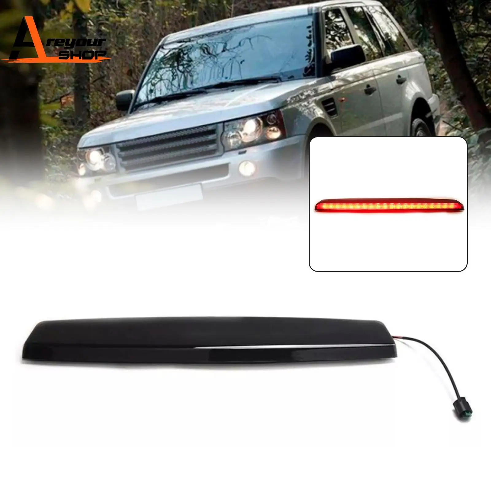 

Стоп-сигнал с высоким креплением с черной линзой XFG000071 для Range Rover Sport L320 2006-2009 гг.