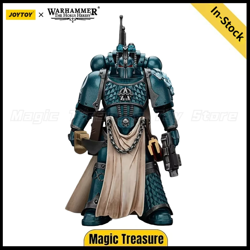 

【In Stock】JOYTOY 1/18 Action Figure Warhammer 40K The Horus Heresy Alpha Legion Legion Praetor with Power Sword Model Toy Gifts