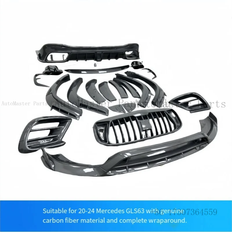 Upgraded Version of the New for Mercedes Benz GLS63 for Maybach 450 with Genuine Carbon Fiber Surround Body Kit