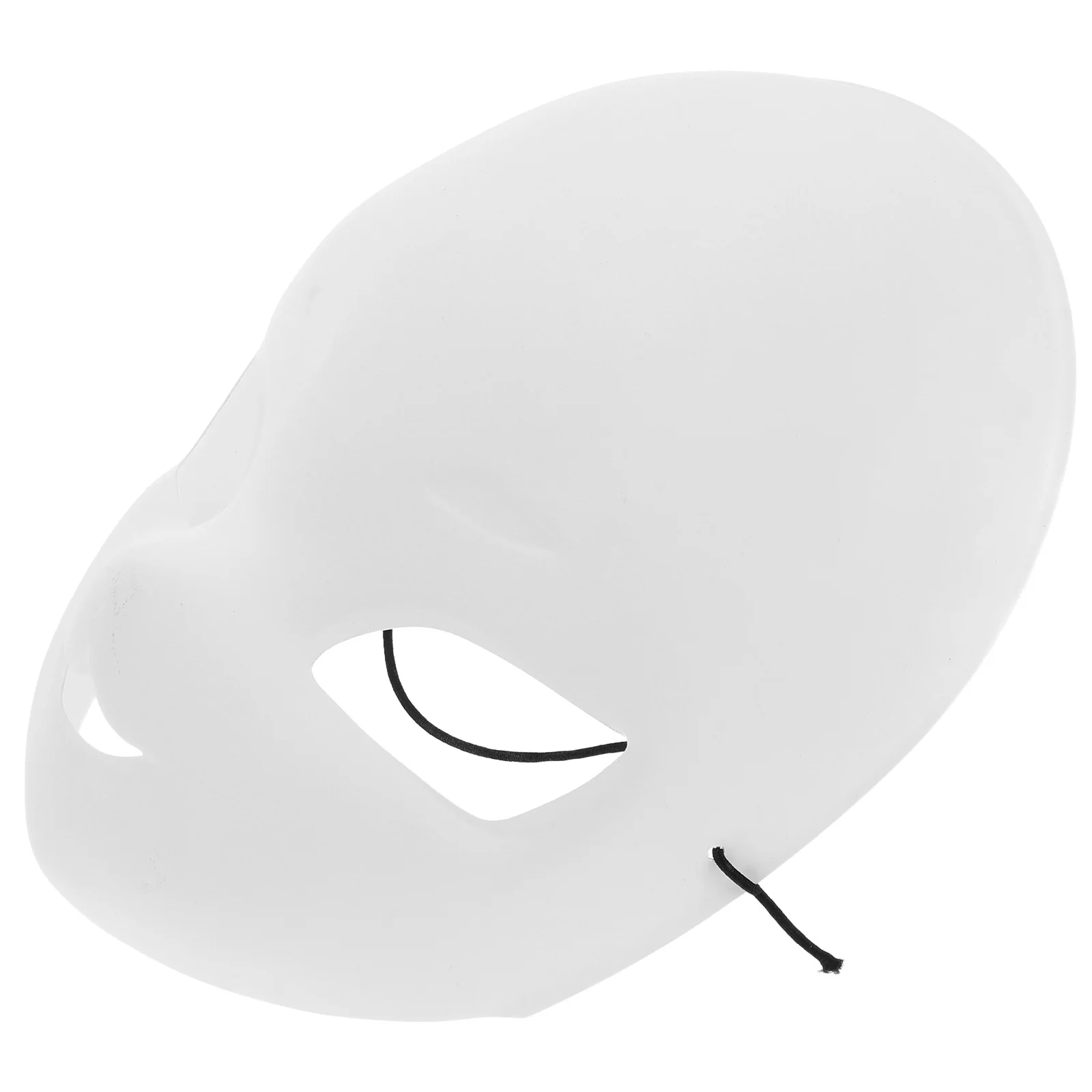 

Blank White Fox Mask Full Face Thick Plastic Diy Masquerade Mask For Cosplay Wedding Party Unpainted Adult Craft Dance