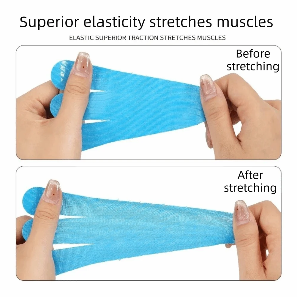 Support Patch Waterproof Kinesiology Tape Durable Elastic Precut Kinesiology Tape Precut Long-Lasting Foot Arch Tape Running