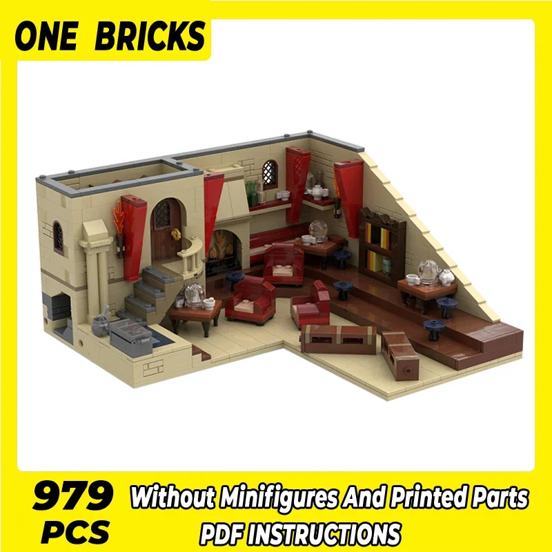 Magical School Movie Model Moc Building Bricks Divination Classroom Technology Blocks Gifts Christmas Toys DIY Sets Assembly