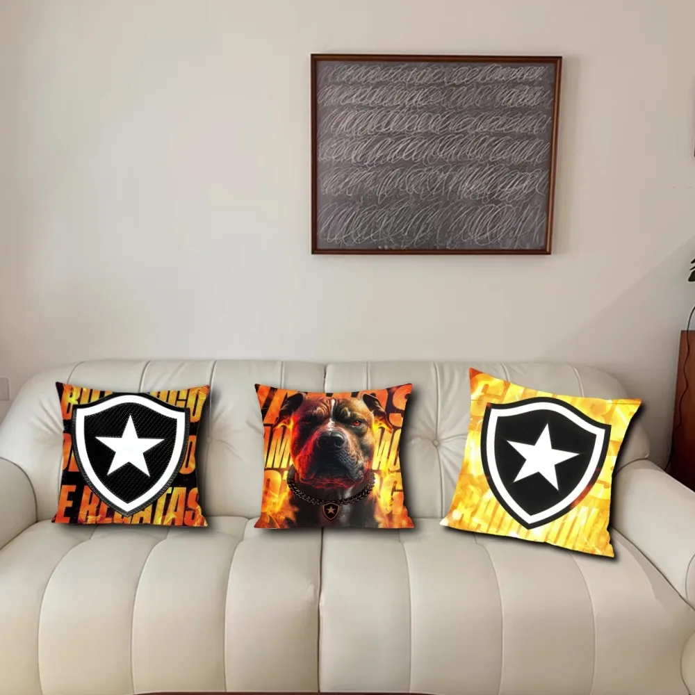 B-Botafogo Futebol Clube Pillow Case Short Plush Velvet Rectangle Cases Room Decor Home Decoration Cushions Cover