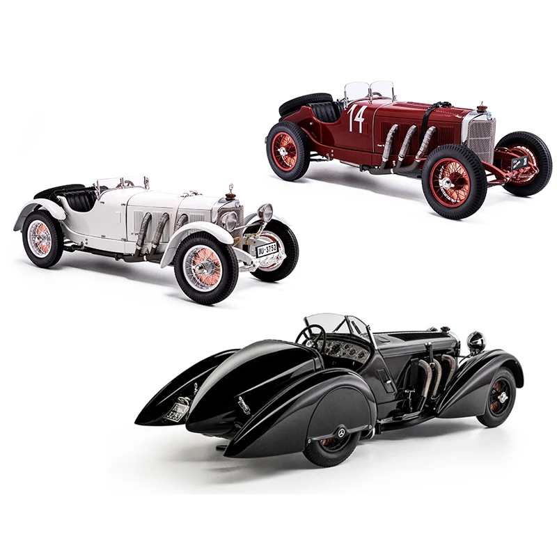 CMC 1:18 SSKL SSK Белый слон 1930, винтажный автомобиль из сплава, модель автомобиля с полным открытием, ограниченное количество коллекции CMC 1:18 SSKL SSK Белый слон 1930, винтажный автомобиль из сплава, модель автомобиля с полным открытием, ограниченное количество коллекции