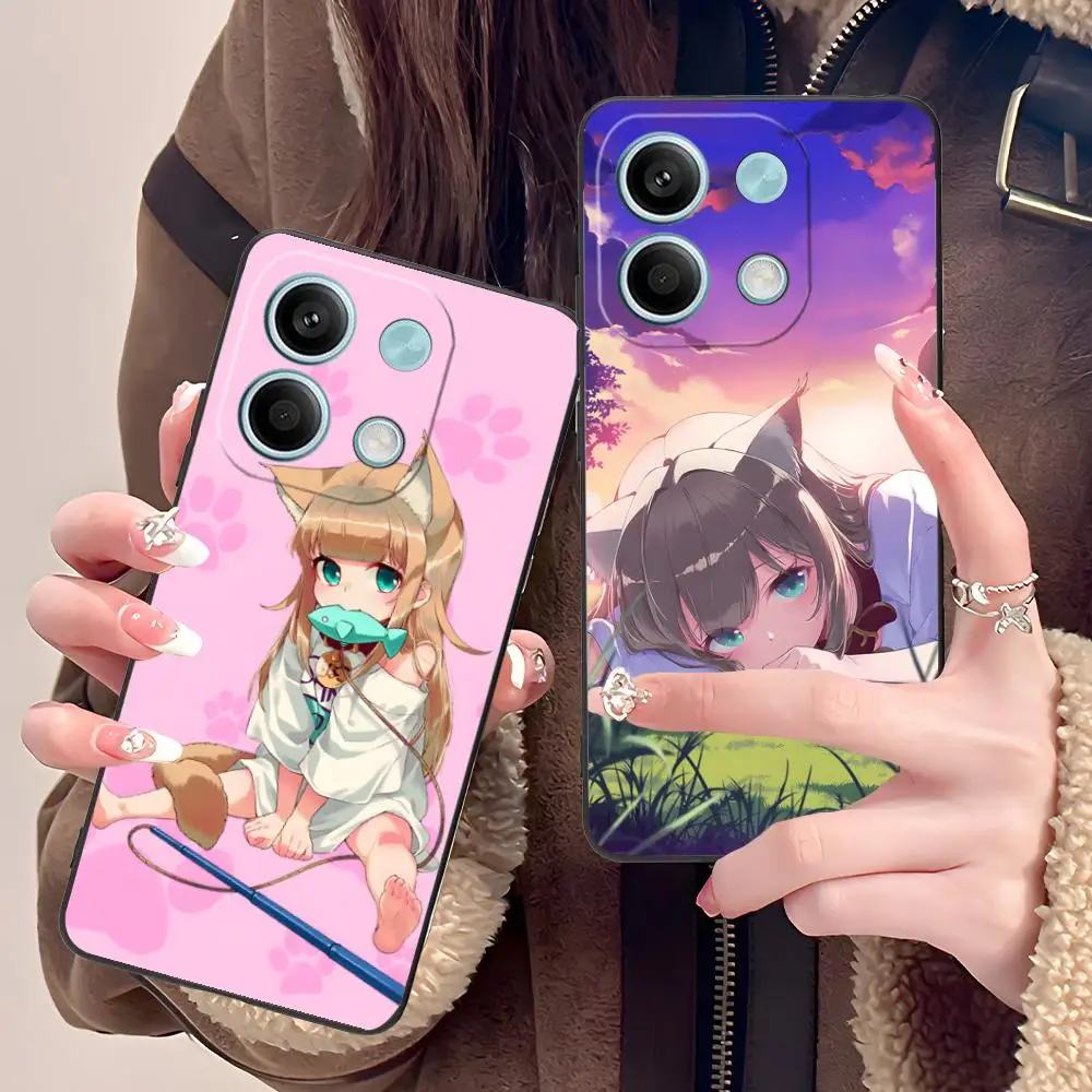 

Чехол для мобильного телефона с изображением аниме Kinako Hara для POCO M7 M6 M5 M4 M3 X7 X6 X5 X4 X3 Pro GT 5G, с красочным принтом, роскошный, красивый