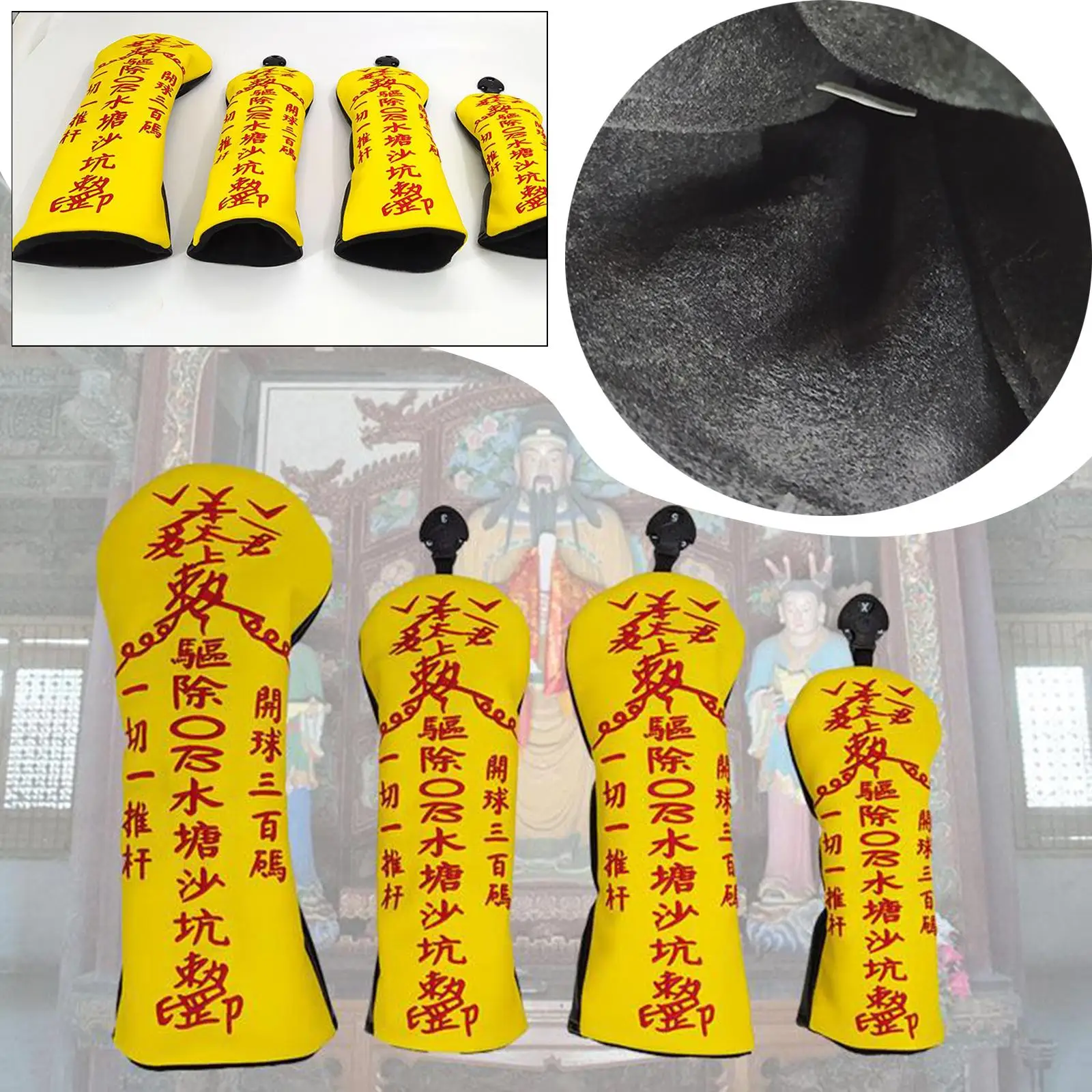 

Чехол для гольфа, деревянный полюс, головной убор с молотком, нескользящие рукава, аксессуары со сменными номерными бирками