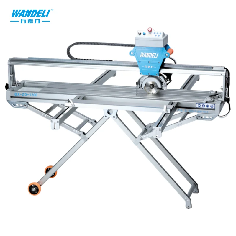 WANDELI QXZ-1800 220V Ceramic Tile Cutting Machine Automatic Portable with Positioning and 1800cm Motor for Stone Work