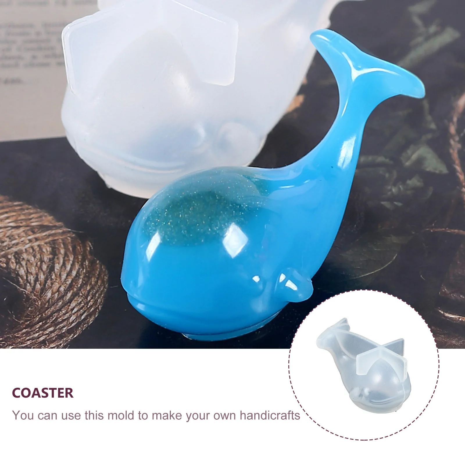 

Epoxy Whale Molds Silicone DIY Resin Diy Whale Mold Projects Flexible Decorations Jewelry Accessories Craft Supplies