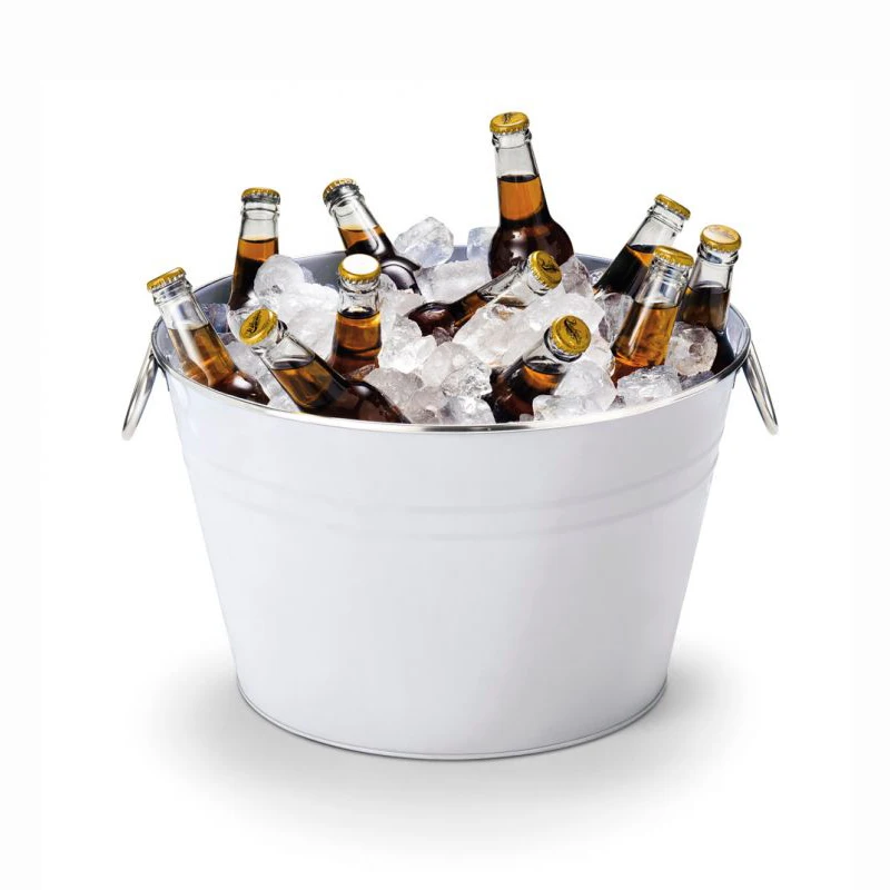 Picnic Seafood Beer Beverage Ice Bucket KTV Stainless Steel Ice Bucket