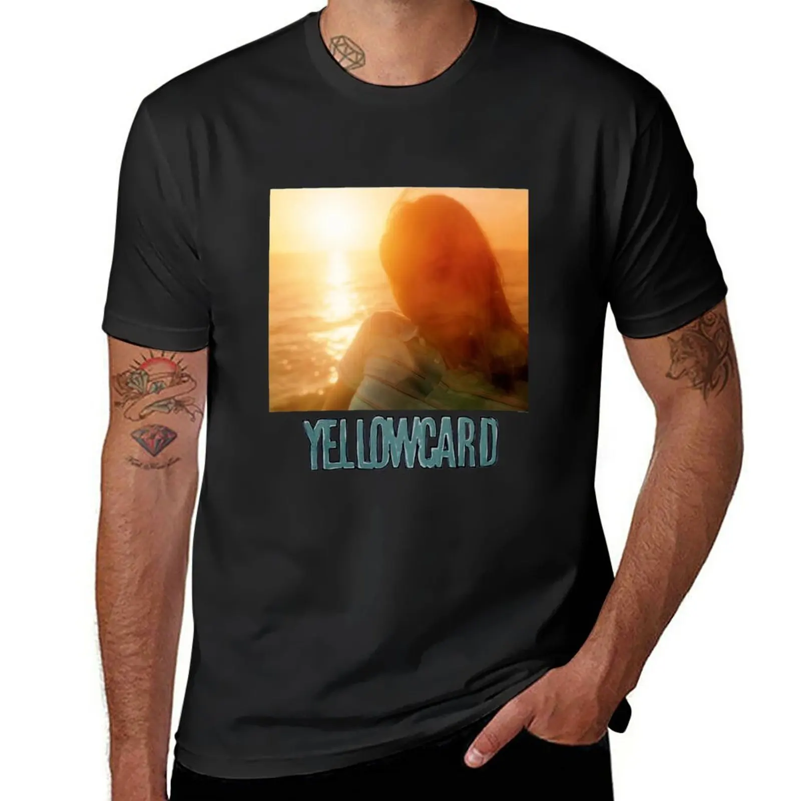 New Yellowcard Ocean Avenue 34 Sleeve Raglan Baseballs T-Shirt hippie clothes Tee shirt men clothes