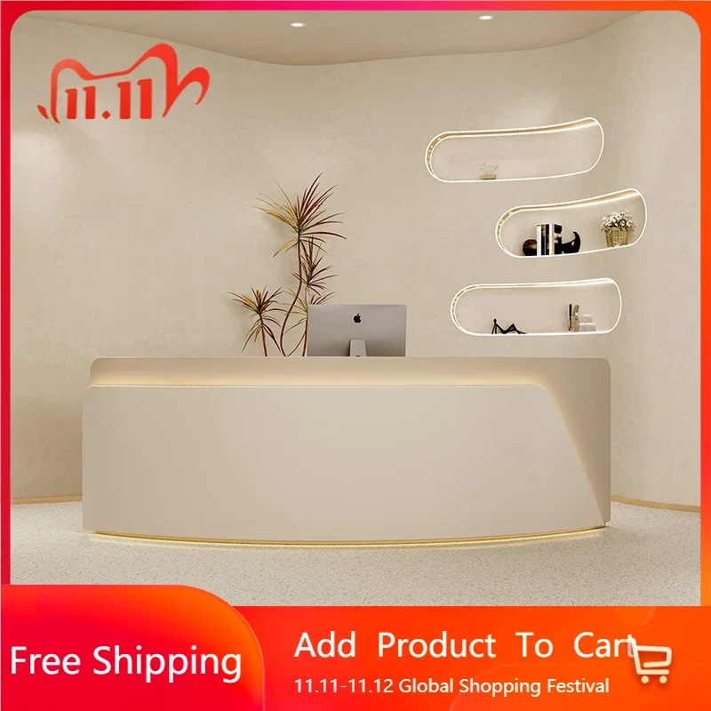 

Display Reception Desks Counter Cash Register Customer Center Desk Atril Table Coffee Customer Empfangtheke Trendy Furniture