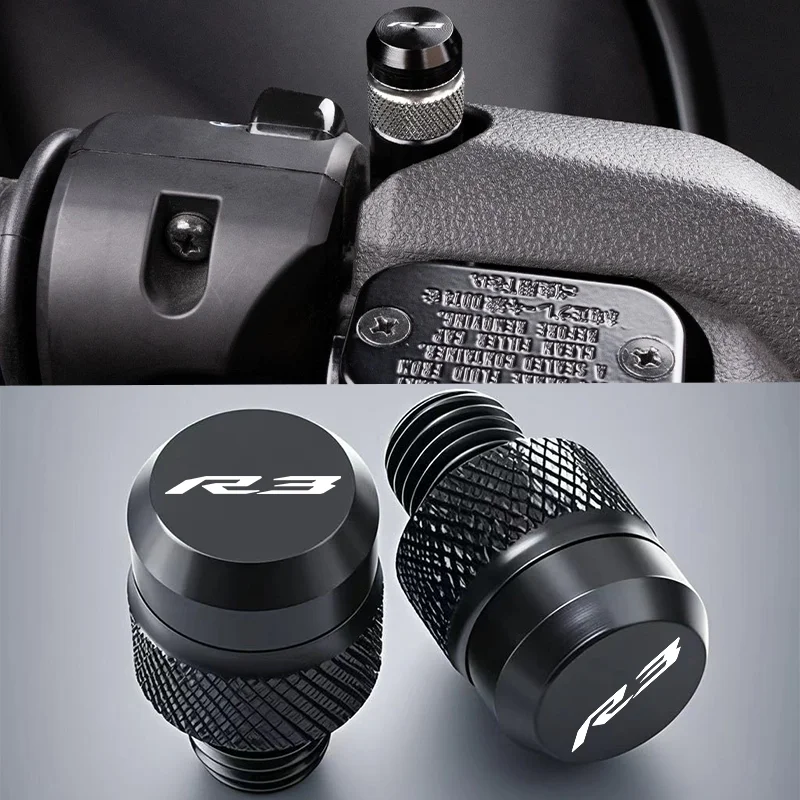 

For Yamaha YZFR3 YZF R3 YZF-R3 2015 2016 2017 2018-2020 Motorcycle M10*1.25 Aluminum Screws Bolts Mirror Hole Plugs Cap