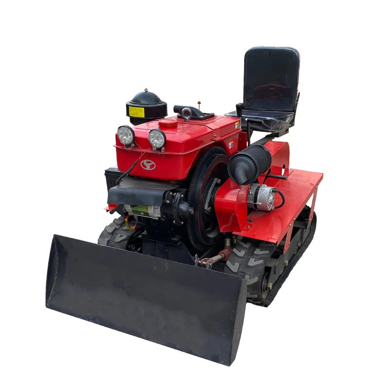 China multifunktion ale Dieselmotor Rotation Pinne Landwirtschaft Mini Crawler Grubber