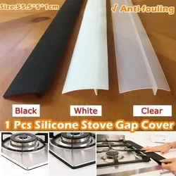 1Pc Kitchen Stove Cover Silicone Kitchen Accessories Silicone Kitchen Stove Gap Cover Flexible Oven Guard Spill Seal Filler