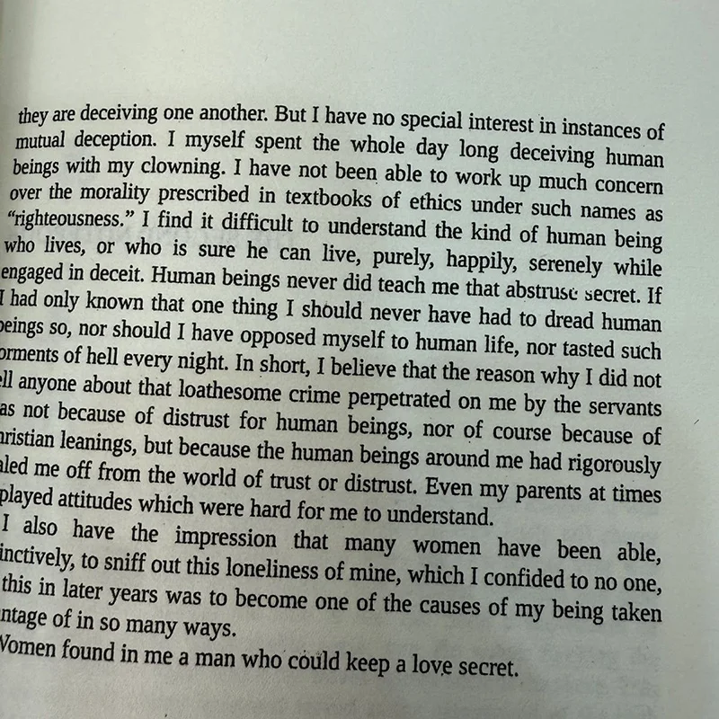 Pas d'Osamu humain plus long Dazai livres anglais Libros Livros