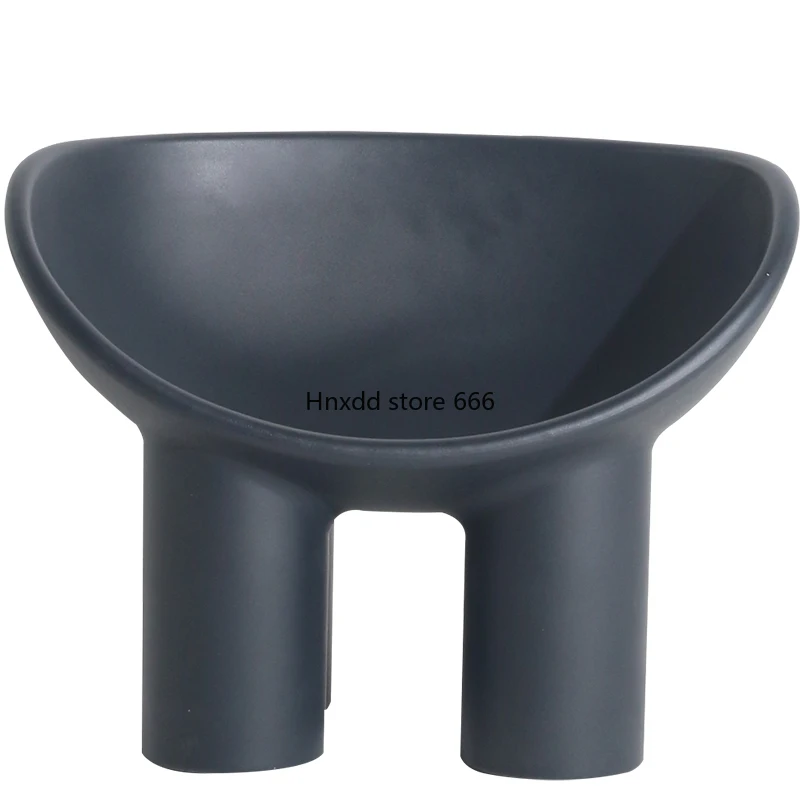 

Simple creative Internet celebrity single leisure chair home backrest low stool