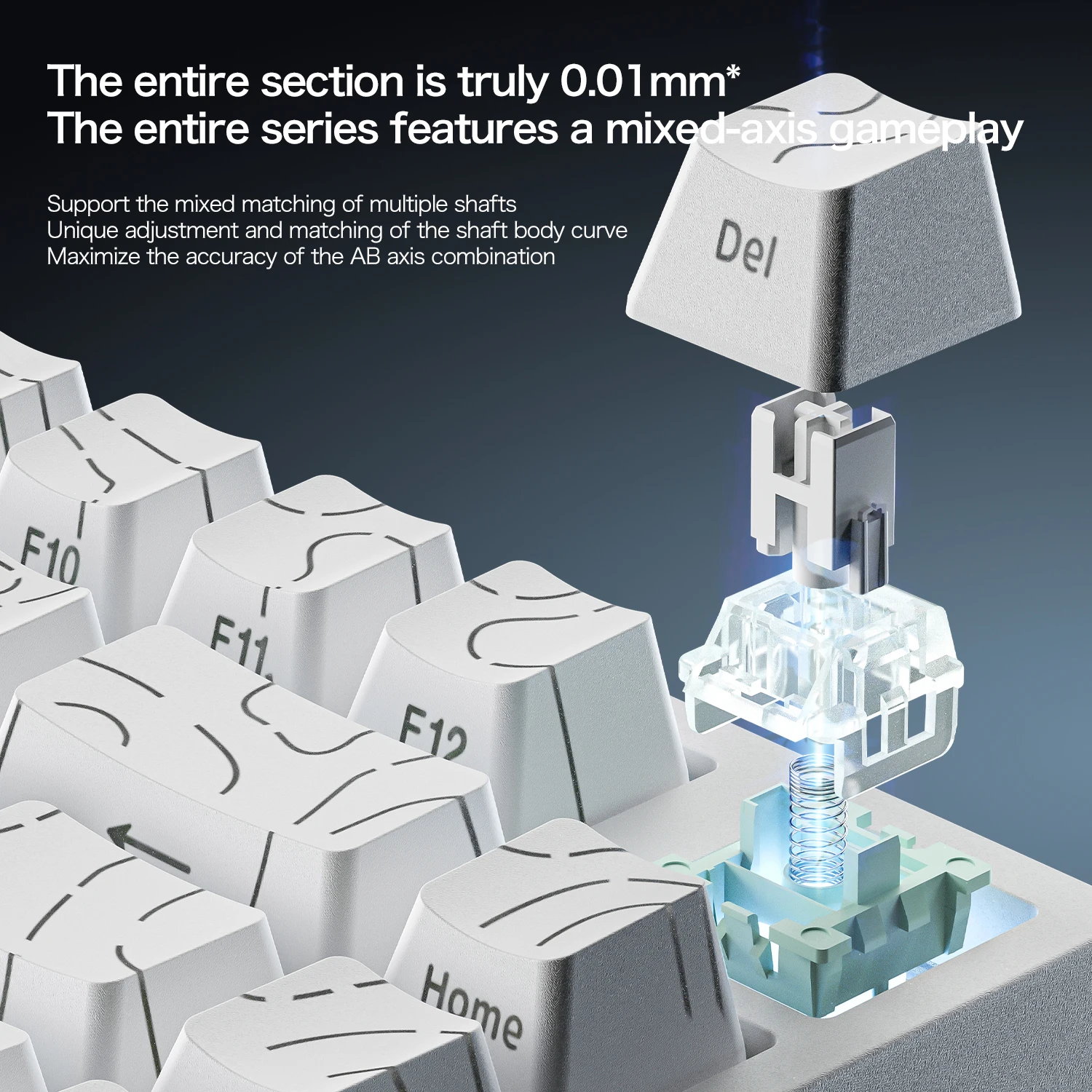 ATTACK SHARK R82 HE Magnetic Keyboard Gaming 8000Hz Rapid Trigger Wired ProGamer 75% Keyboard,0.005mm RT Accuracy,0.08ms Latency
