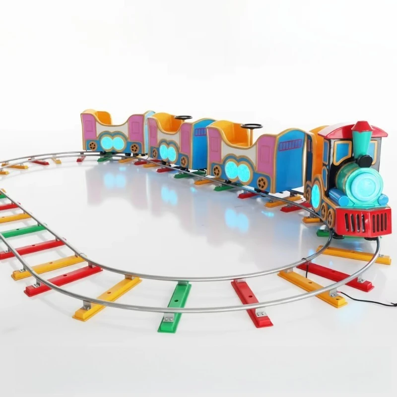 14-seat electric rail train high return on investment for children's amusement facilities