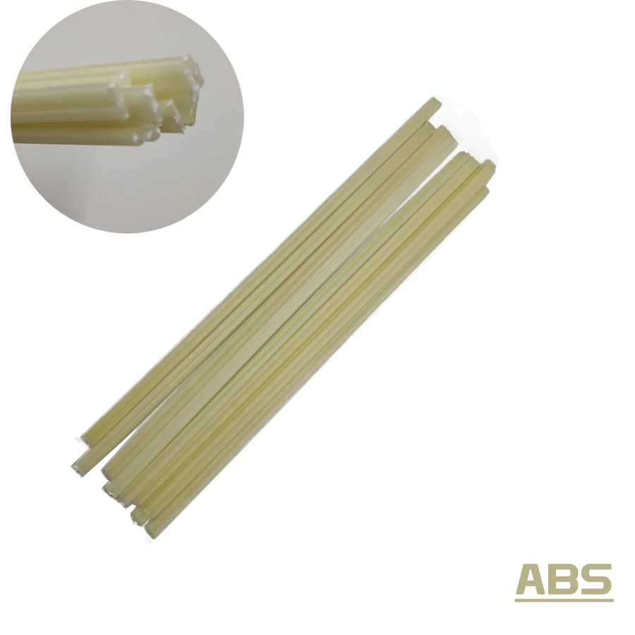 Imagem -02 - Hastes de Solda Plástica para Soldador Soldagem Varas Abs pp Pvc pe 5x2 mm 200 mm 300 mm Comprimento 40 Pcs