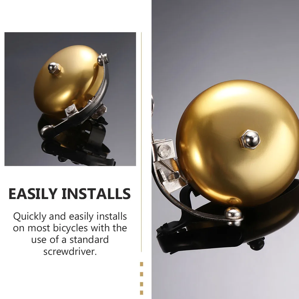 

2pcs Bicycle Bell Mountain Bike Aluminum Alloy Cycling Bell For Safety Loud Dome Style Compatible Handlebars Accessory For Women