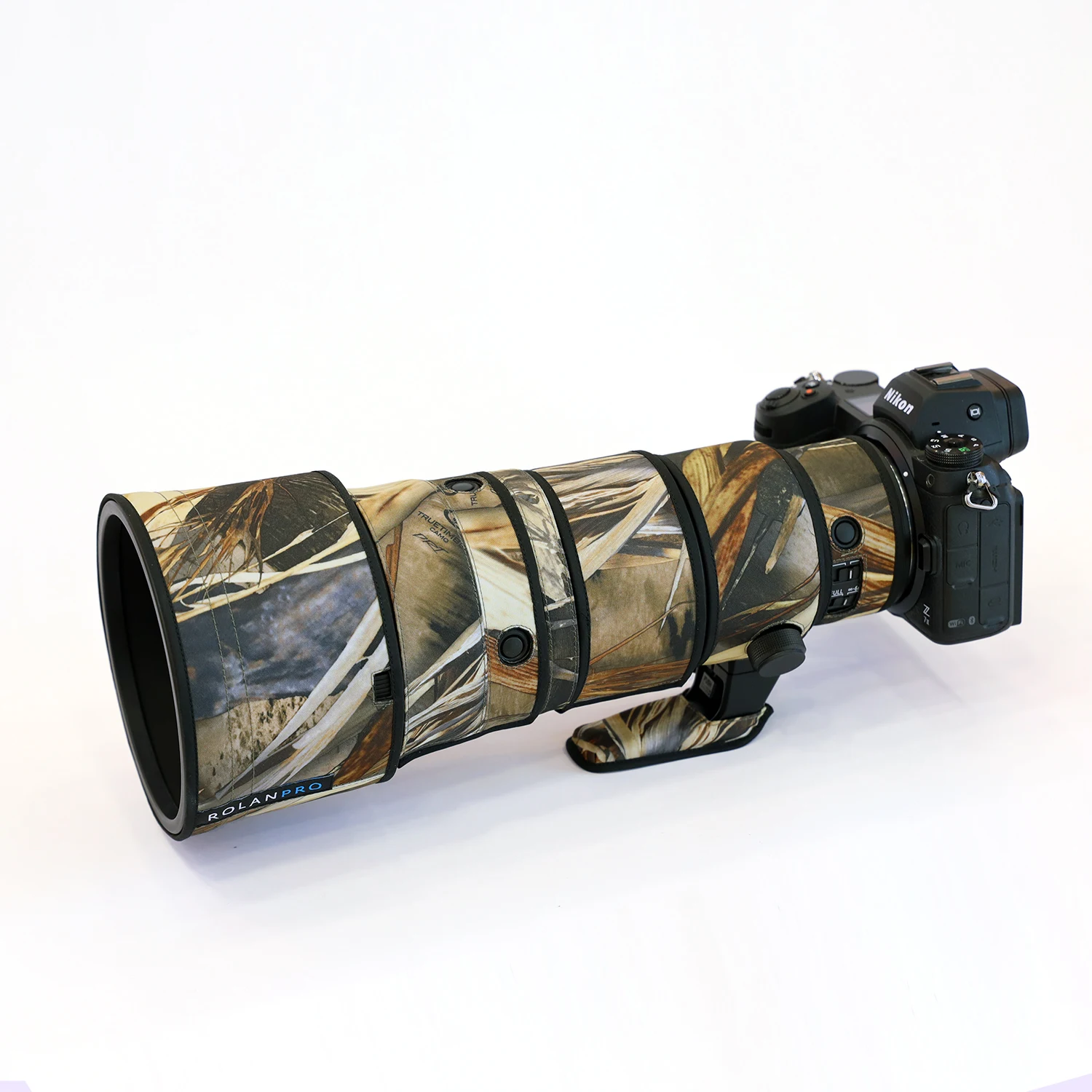 

ROLANPRO Waterproof Lens Camo Coat for Nikon Z 400mm f4.5 VR S Rain Cover Lens Protective Cover Z400 F/4.5 Rain Cover Guns Case