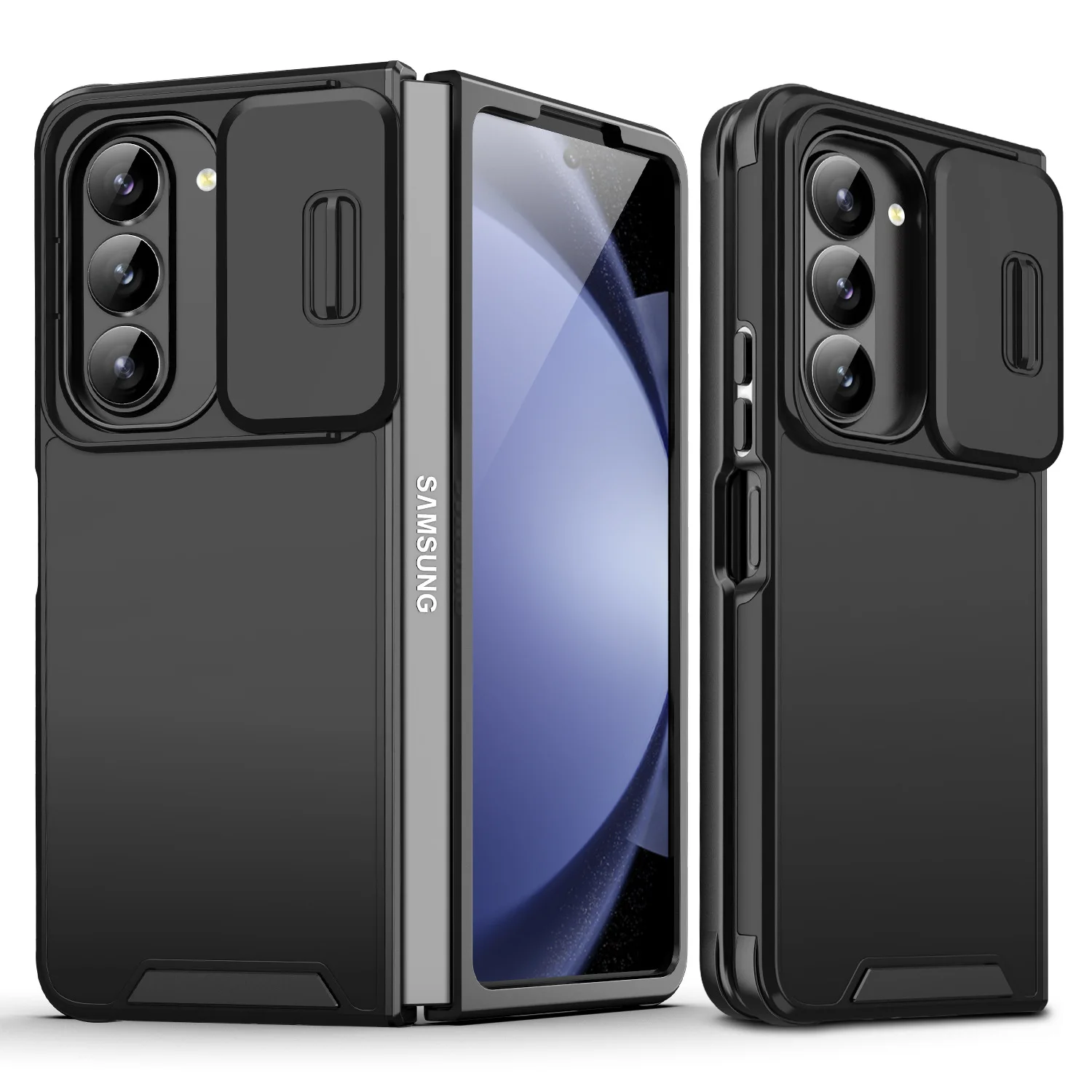 Slide Camera Protection Armor Magnetic for Magsafe Phone Case for Samsung Z Fold 7 6 Cover for Galaxy Z Fold 7 ZFold 7 6 5 4 5G