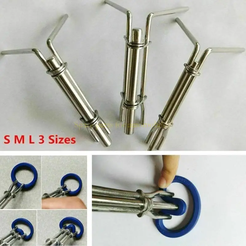 

H58F 3 Sizes Stainless Hydraulic Cylinder Piston Rod Seal Up Installation Tool Controller Auto Repair Tool Accessories