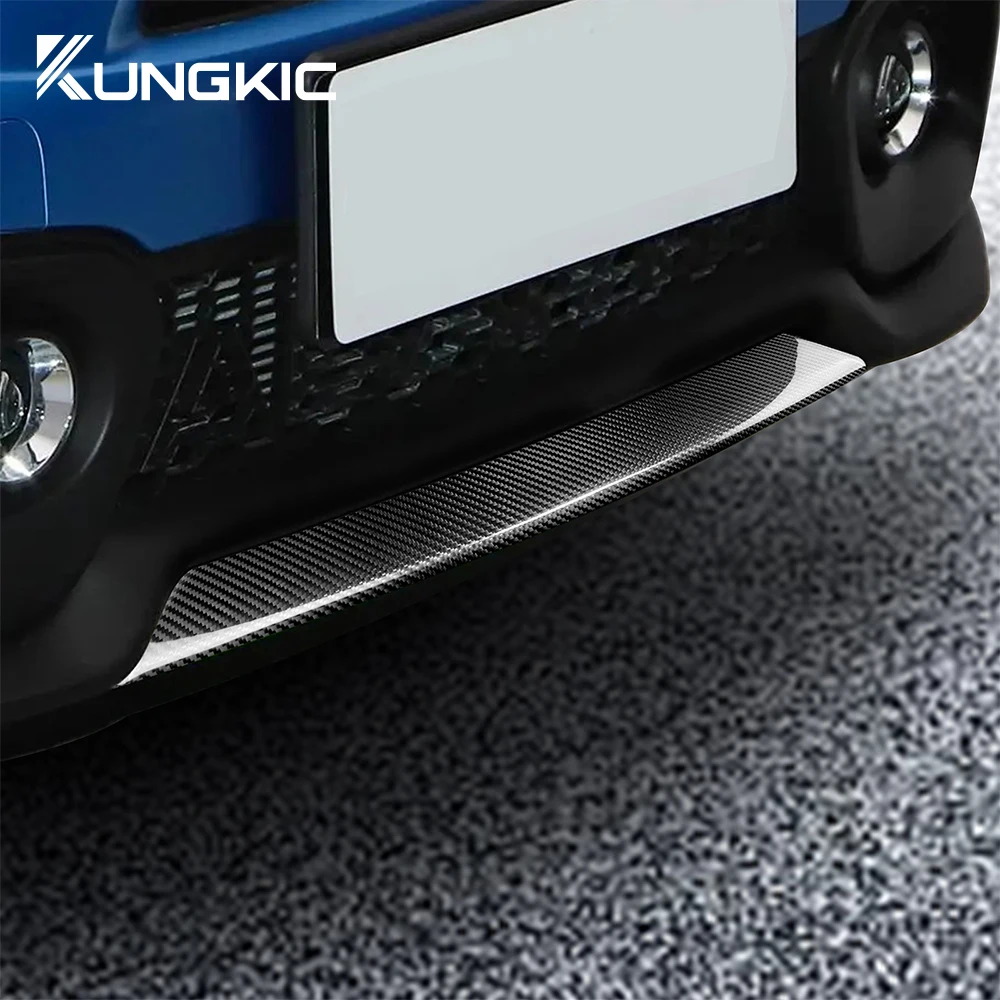 For Abarth 595 695 2017 2018 2019 2020 2021 2022 2023 Real Hard Carbon Fiber Car Front Bumper Tricolor Dry Carbon Accessories view 5