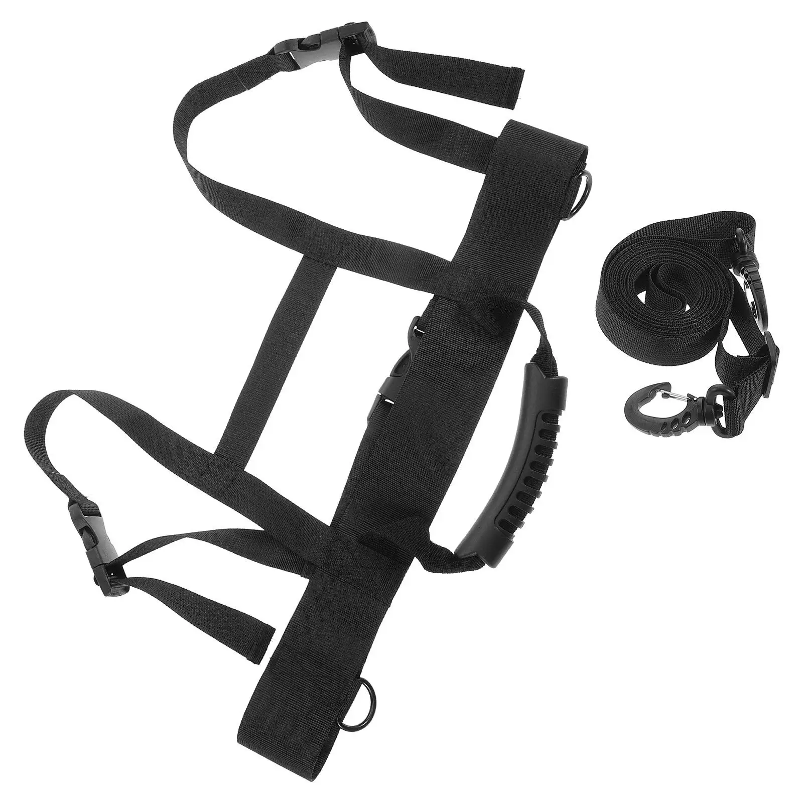 

Ski for Anti Fall Training Harness with Traction Strap Skiing Learning Tool Snowboard Ice Skating