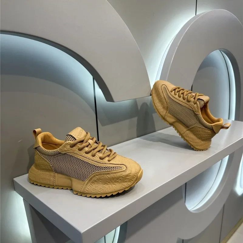 Chaussures de marche respirantes pour hommes, baskets solides, chaussures à semelle optique, chaussures de jogging décontractées, tennis tendance, luxe, 2024