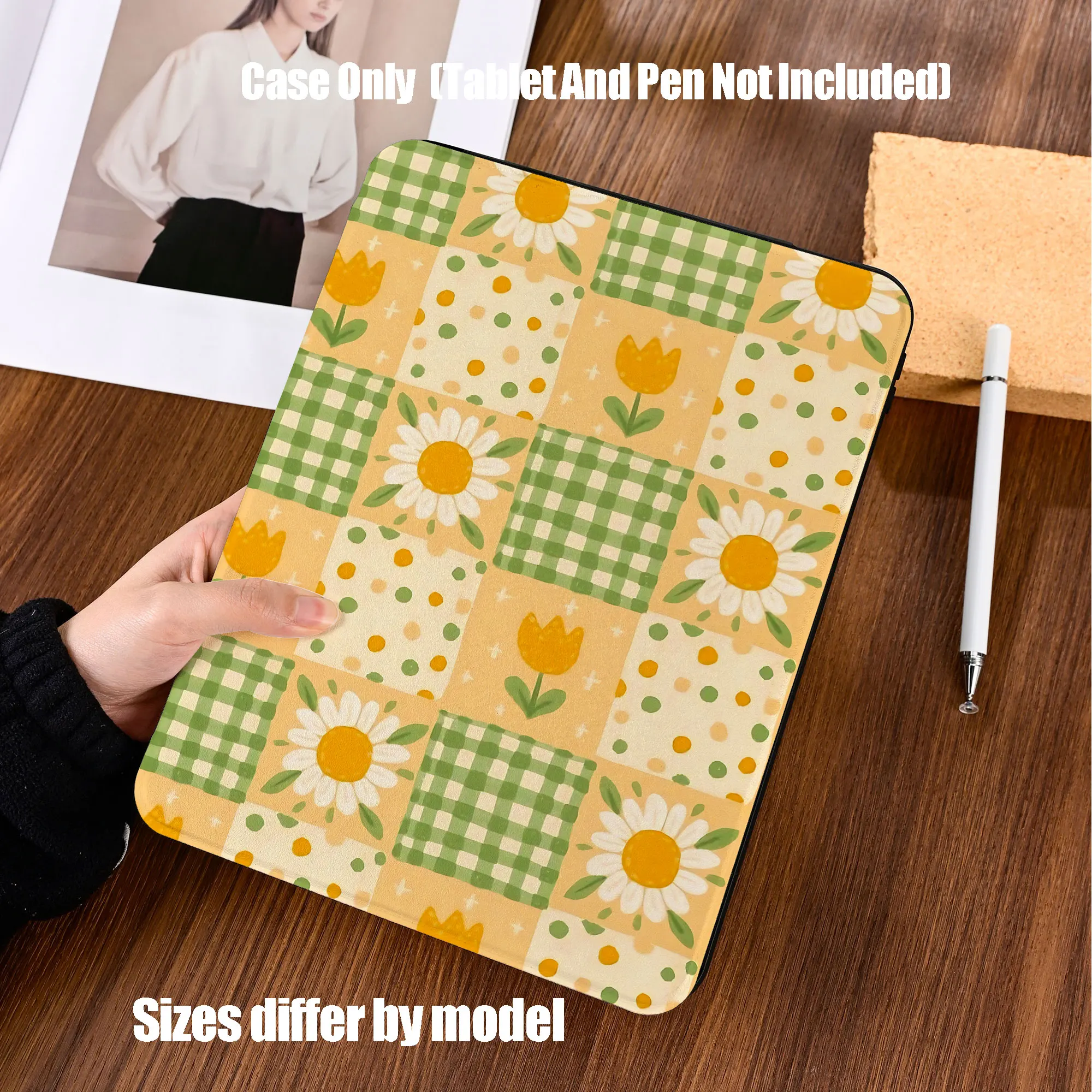 Shockproof TPU Tablet Protective Case with Pencil Holder Auto Sleep Wake for Apple /Samsung/Xiaomi/Redmi/Huawei/Honor