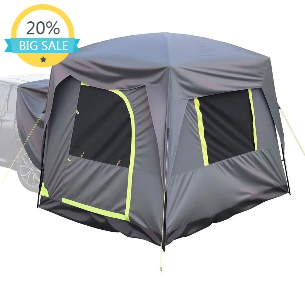 

Зеленая 3-сезонная палатка для внедорожников на 5-8 человек, водонепроницаемая, идеальна для автокемпинга и походов
