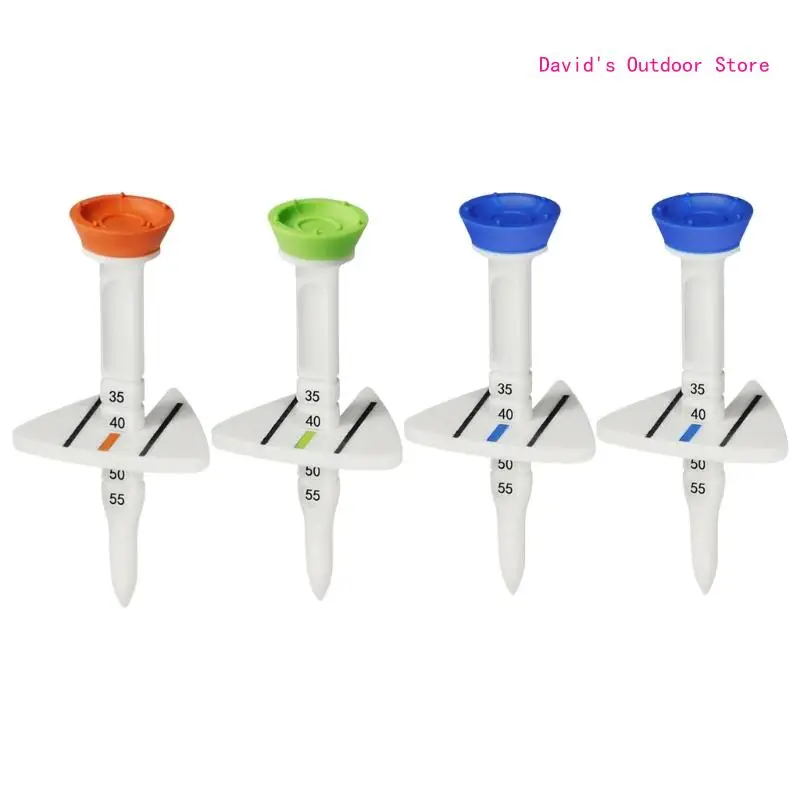 

4Pcs/set More Distance Consistent Height Tees Golfs Tees Golfs Holder Tees Set X3UA