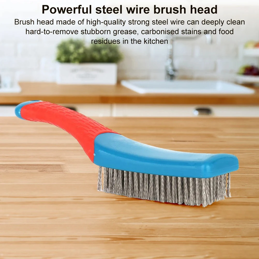 Seafood Cleaning Brush Stainless Steel Crab Scrubber Shellfish Scrubbing Tool Rust-Resistant Kitchen Cleaning Outdoor BBQ Preps
