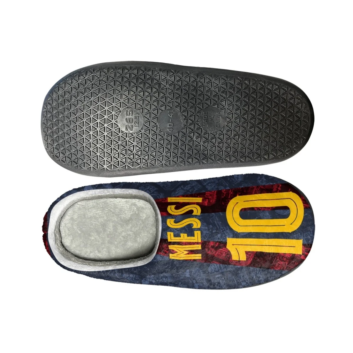 Football Player Messi Pattern Unisex Spring Autumn Soft Cotton Slippers Lightweight Casual Breathable Keep Warm Home Slippers