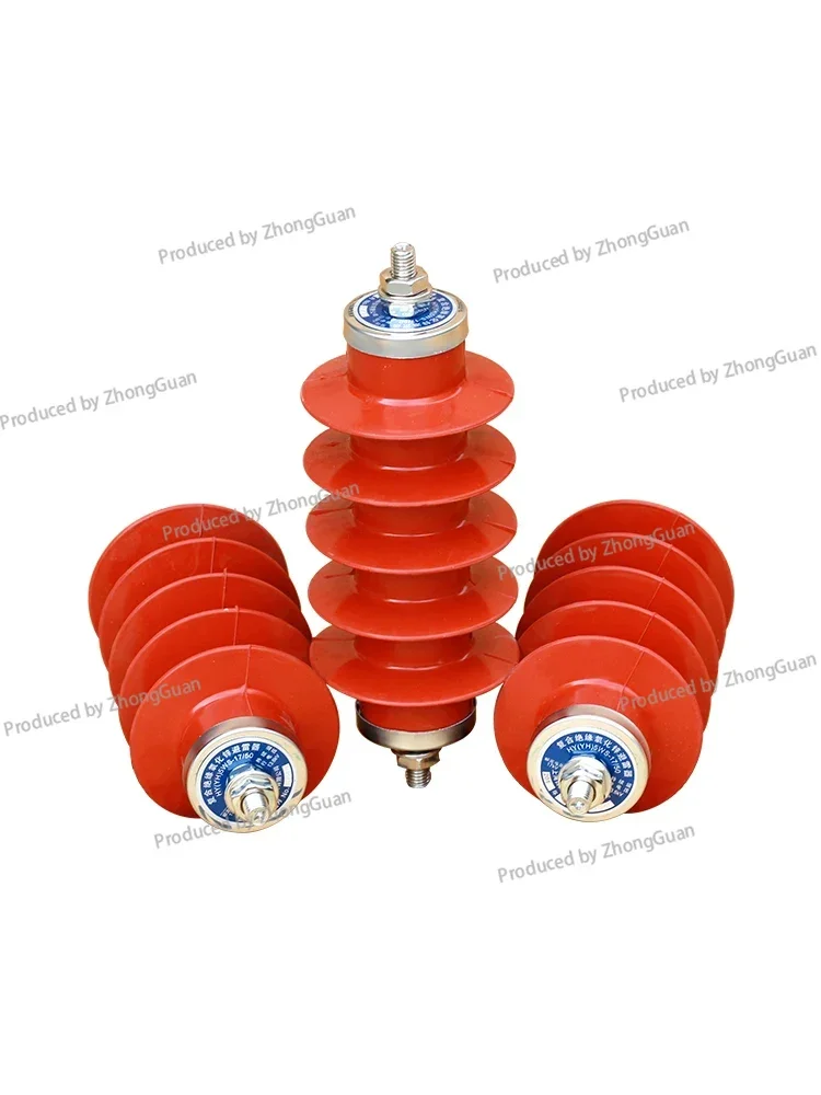 10kV High Voltage Zinc Oxide Arrester YH5WS-17/50 Outdoor Integrated Distribution Lightning Protector