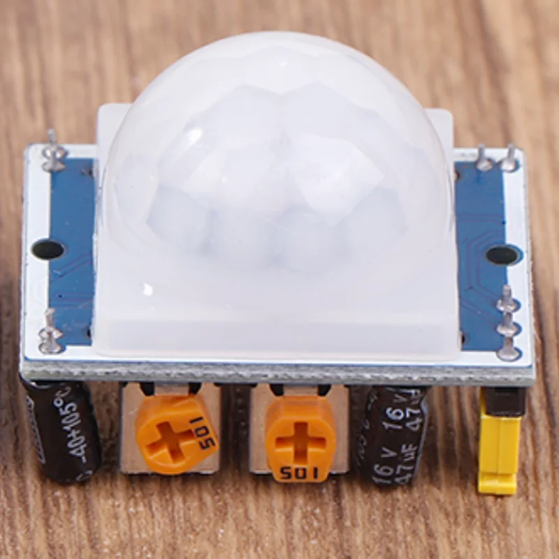 

Five Piece Set of HC-SR501 PIR Infrared Sensor Module, Adjustable for Arduino Raspberry