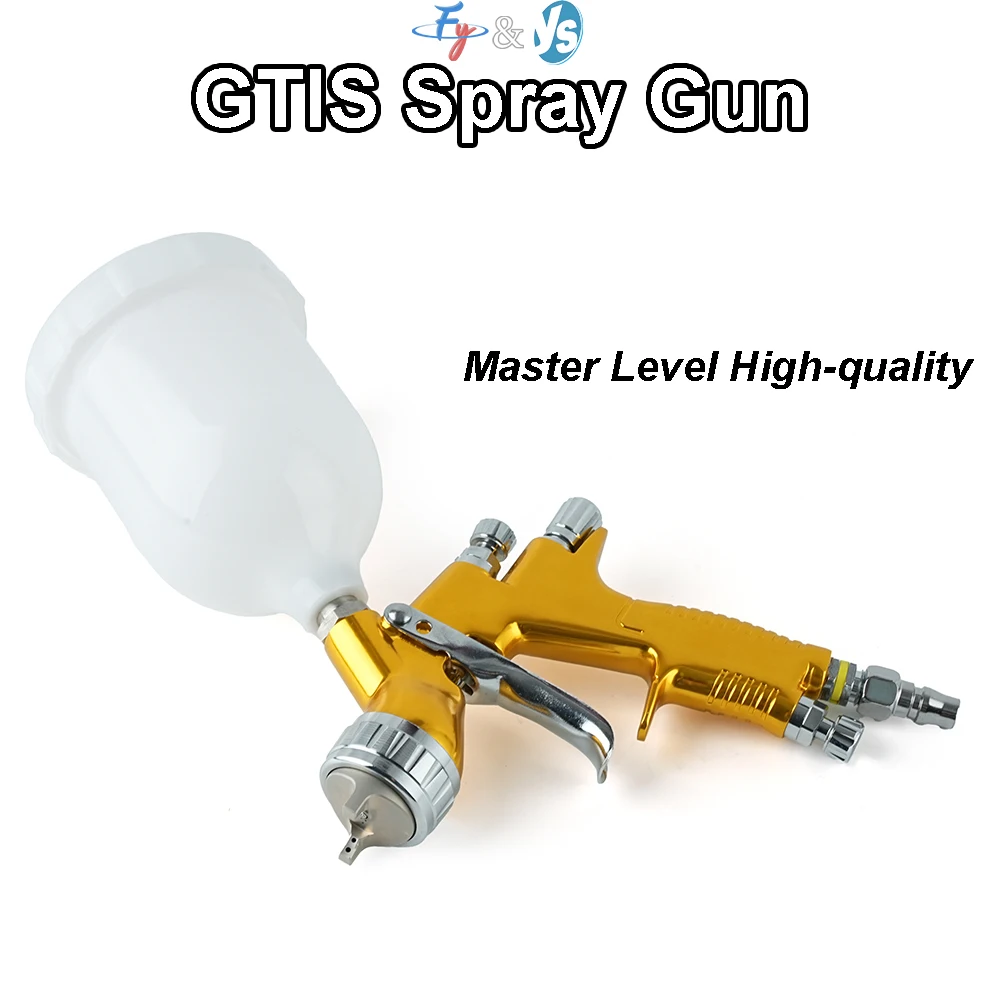 

1.3/1.8mm Automotive Paint Spray Gun, High Quality Pneumatic Air Sprayer for Car Topcoat Primer Water Based Paint