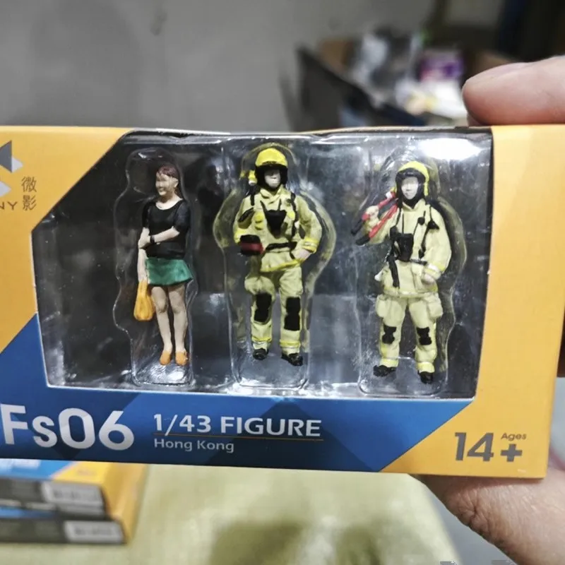 In Voorraad Echt 1/43 Hongkong Karakter Set Scène Accessoires Actie Anime Figuur Modle Ornament Speelgoed