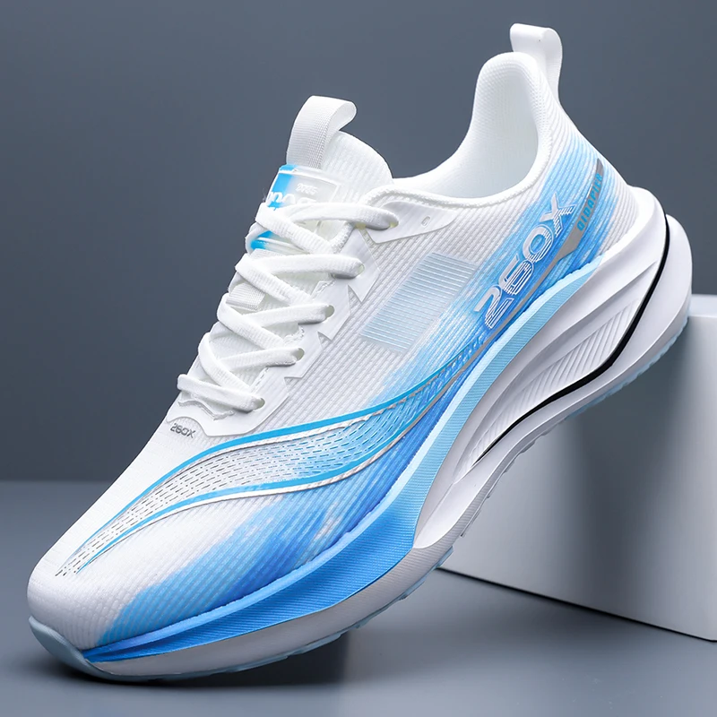 

Spring New Men's Shoes Breathable Mesh Sneakers Shock Absorption Soft Sole Lightweight Running Shoes