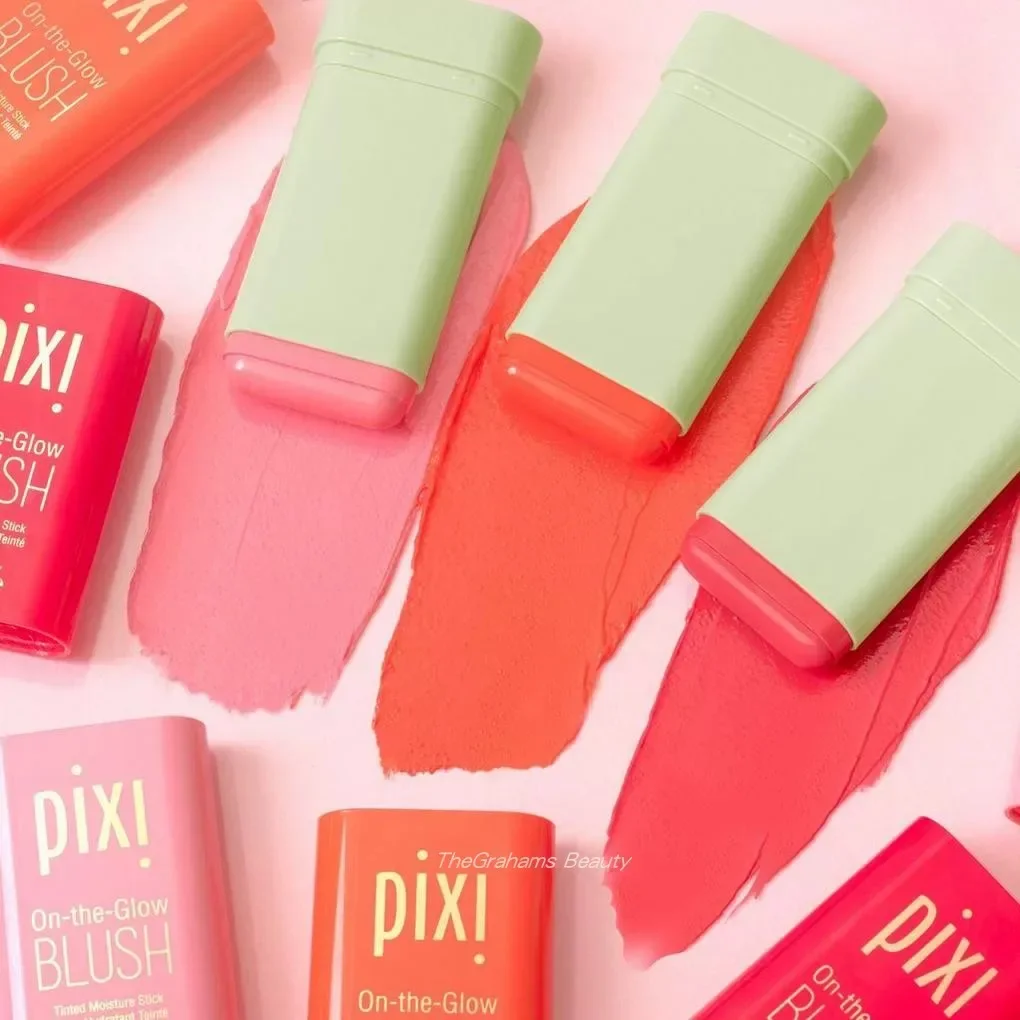 Pixi-Bâton de blush pour joue et visage, rouge, crème, durable, haute qualité, documents, imperméable, pinceaux de maquillage, pinceau fond de teint