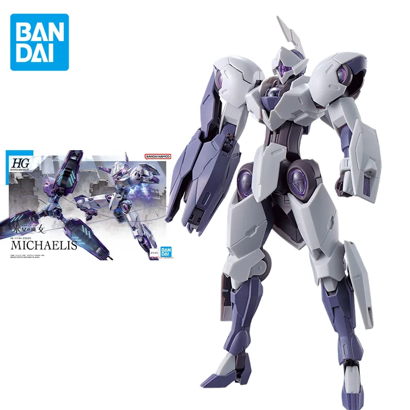 Bandai Original GUNDAM HG Anime The Witch From Mercury MICHAELIS Action Figure Assembly Model Toys Model Gifts for Children