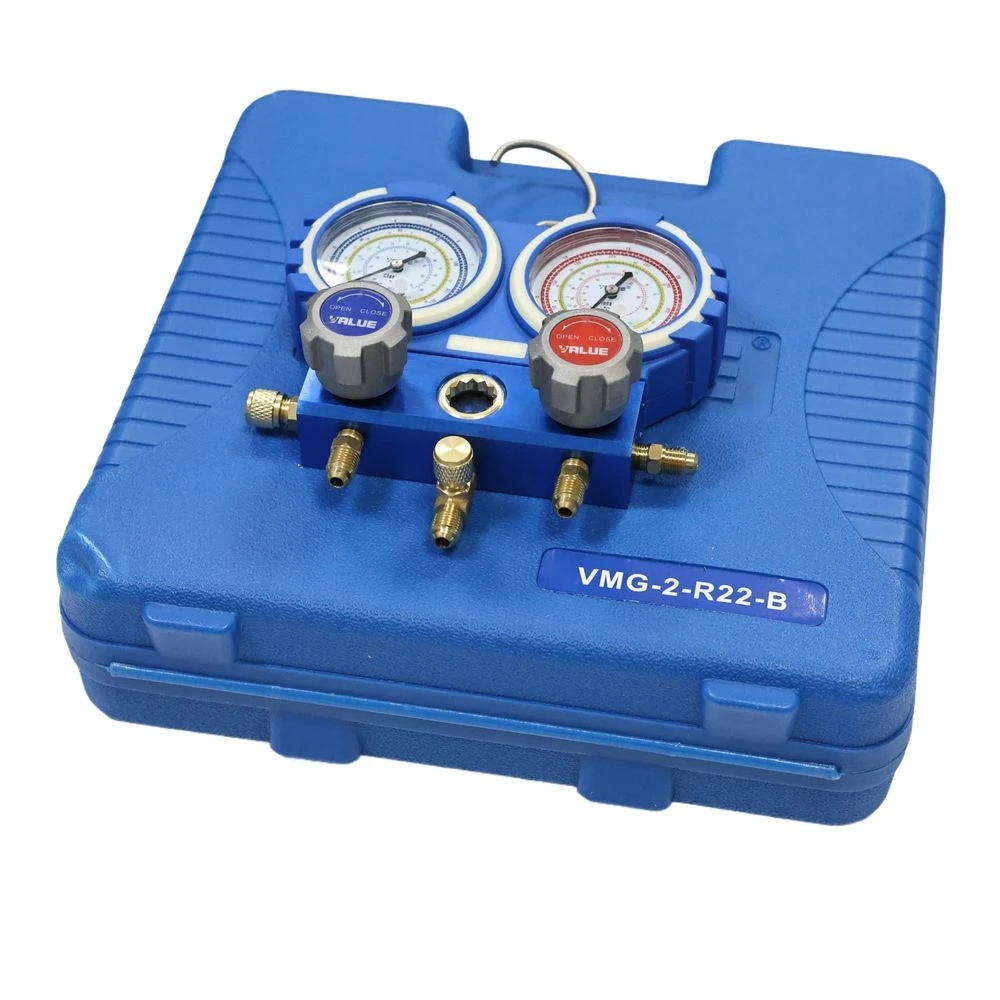 

anti-collision VALUE manifold pressure gauge set VMG-2-R22-B for R22/600/404 refrigerant