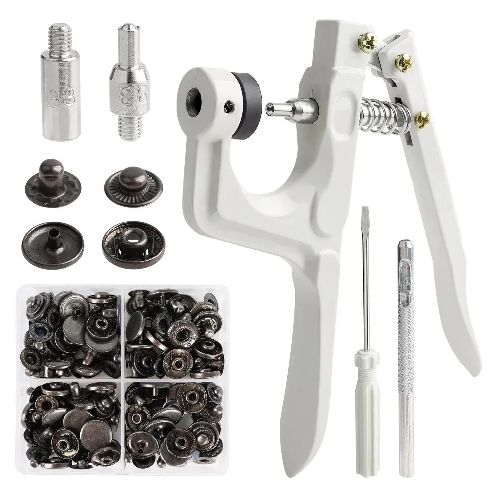 

2025 Hand Press Tool Plier for Snap Buttons Cap Rivets Eyelets DIY Leathercraft Clothing Bags Jeans Sewing Accessories Miniature