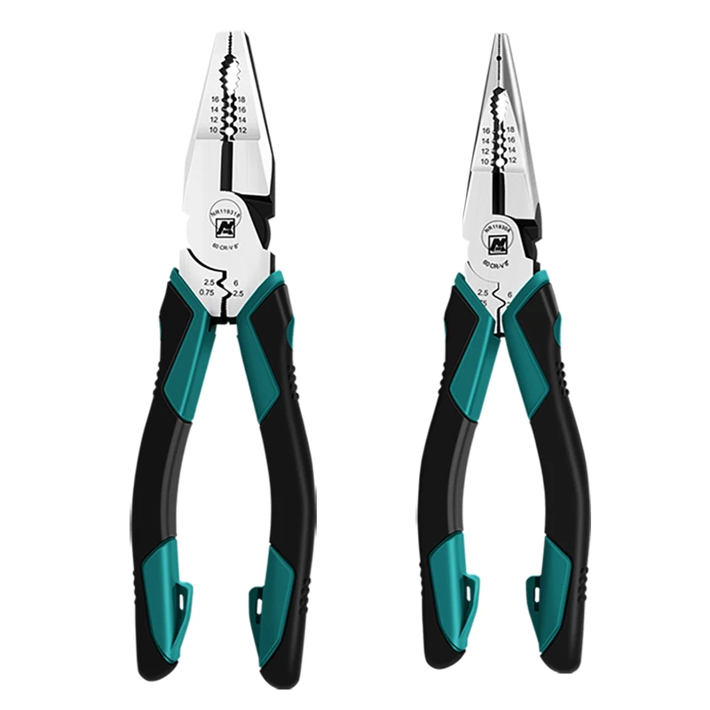 AMR 8 Inch Wire Stripper Tool 4-in-1 Wire Strippers Wire Cutter Stripping Tool for Electric Cable Stripping Cutting and Crimping