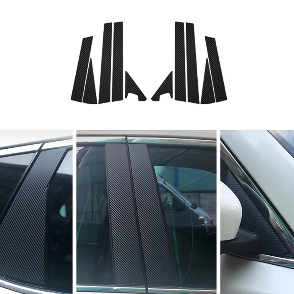 

For Nissan X-Trail X Trail T32 2014-2021 Accessories Car Door Handle Window Lift Switch Panel B Pillar Air Vent Stickers Decor