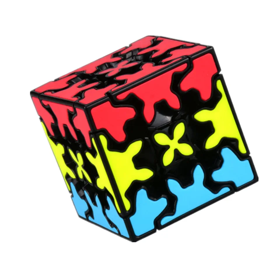 

[Cube Crazy] Qiyi Gear Cube 3x3x3 Gear Cube 3x3 Pyramid Cylinder Sphere Speed Cubes Развивающая игрушка для детей Подарочная игрушка