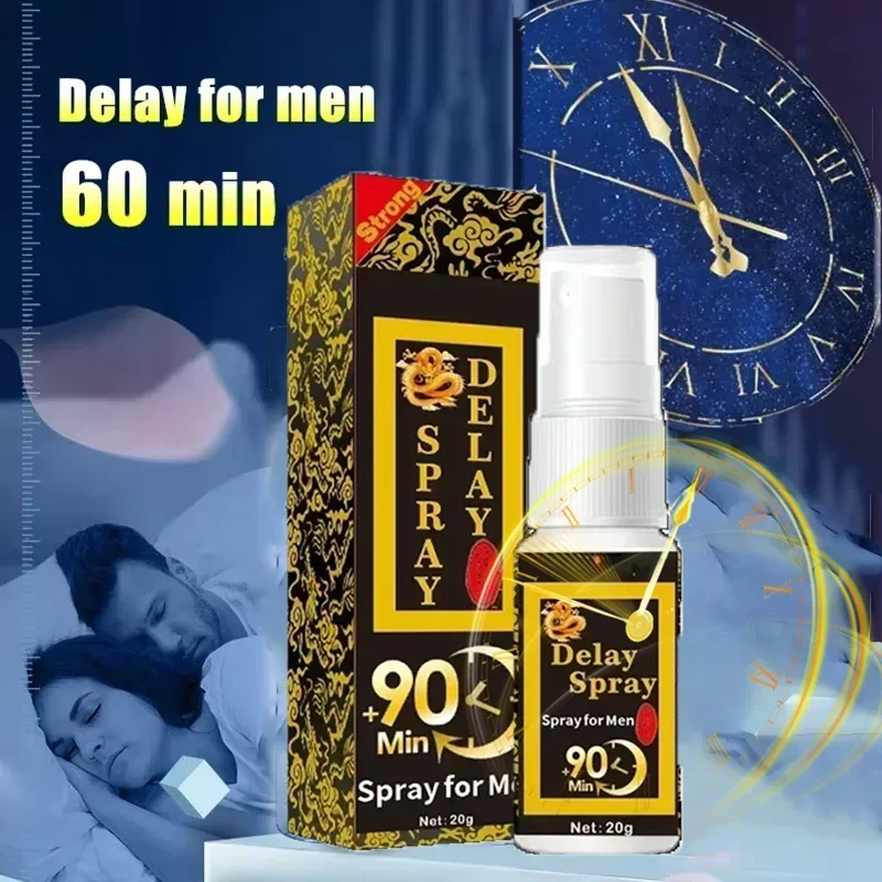 

Male Penile Delay spray for External Use Long lasting 60 minutes Anti premature ejaculation Fast Erectile Product for Adults