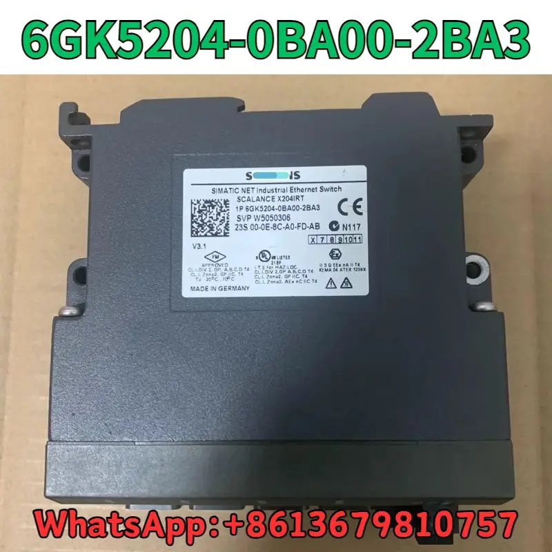 Used Switch 6GK5 204-0BA00-2BA3 test OK Fast Shipping